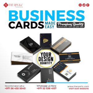 business card printing dubai