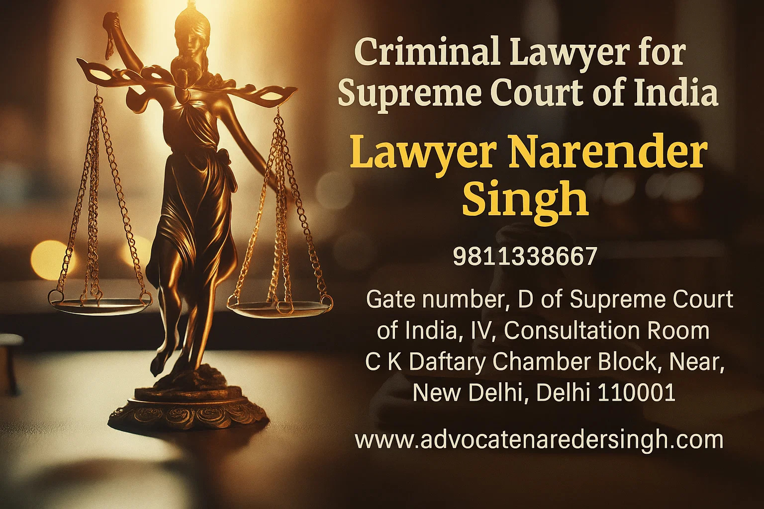 Best Criminal Lawyer for Supreme Court of India