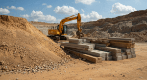 Which Substance is a Natural Land Resource Used in Construction? 