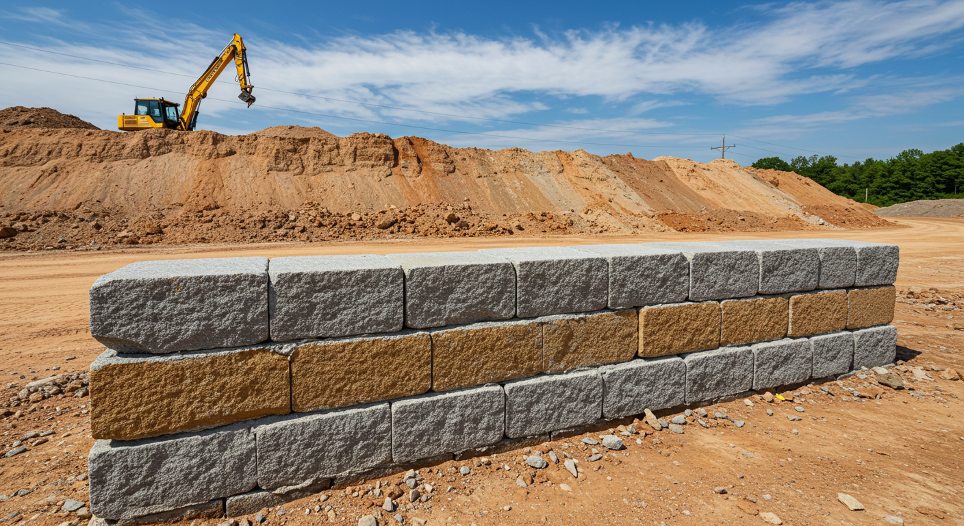 Which Substance is a Natural Land Resource Used in Construction?