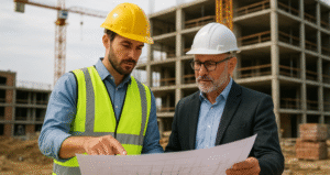 Professional painting contractor working on an interior wall in New York apartment