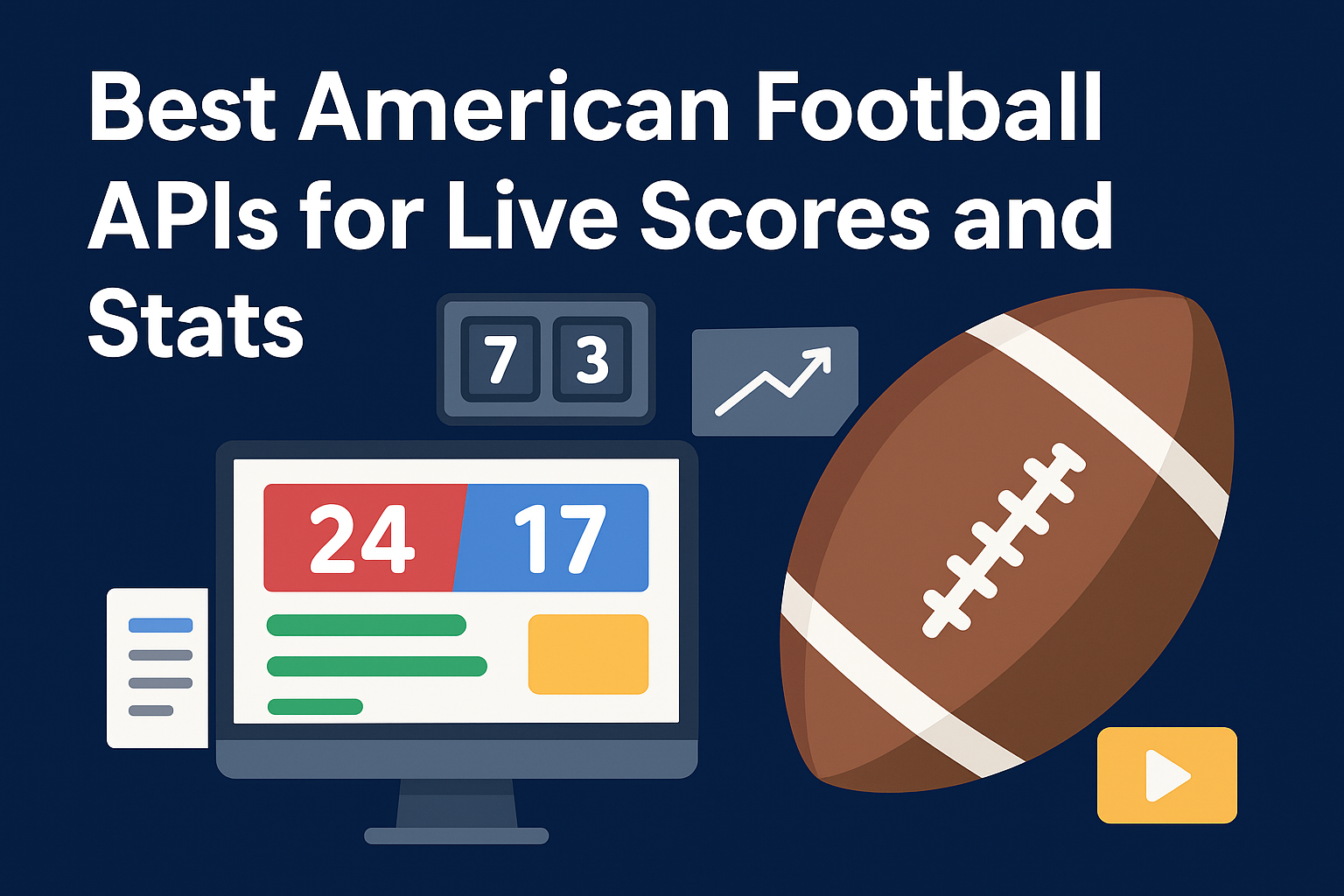 Best American Football APIs for Live Scores and Stats