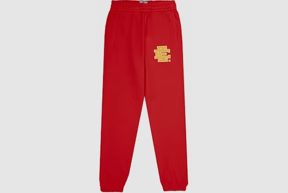 Eric Emanuel Sweatpant-Red & Yellow