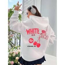 white fox hoodie