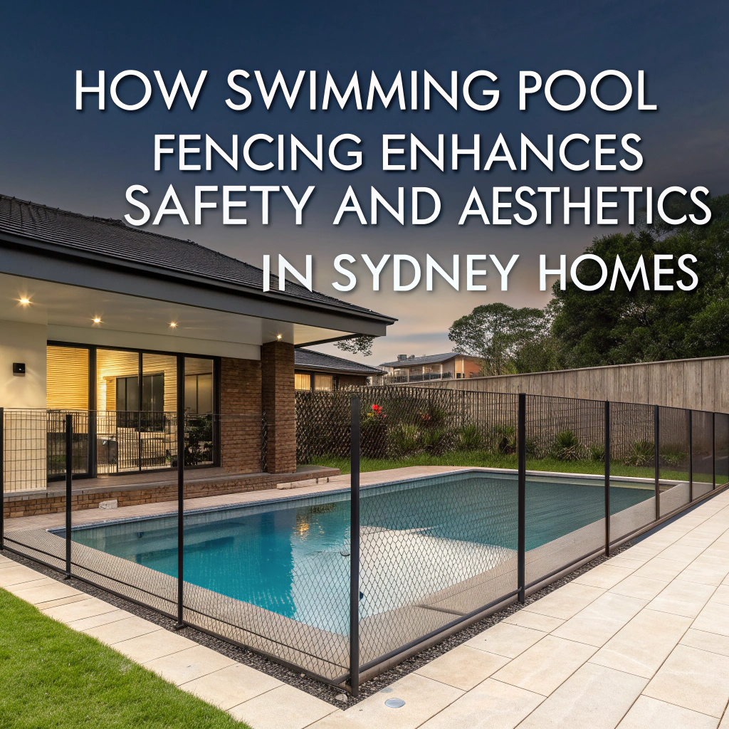 How Swimming Pool Fencing Enhages Safety and Aesthetics in Sydney Homes