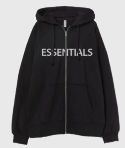 Black Essentials Hoodie
